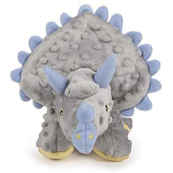 GoDog Triceratops Dinosaur Dog Toy - New with Tags - Picture 1 of 2